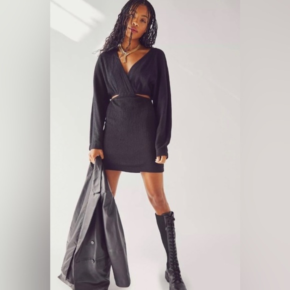 NWOT Free People Stasia Mini Dress In Rebel Red - Size Medium - Picture 3 of 11